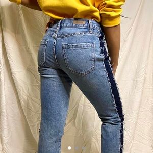 Blank NYC colorblock jeans